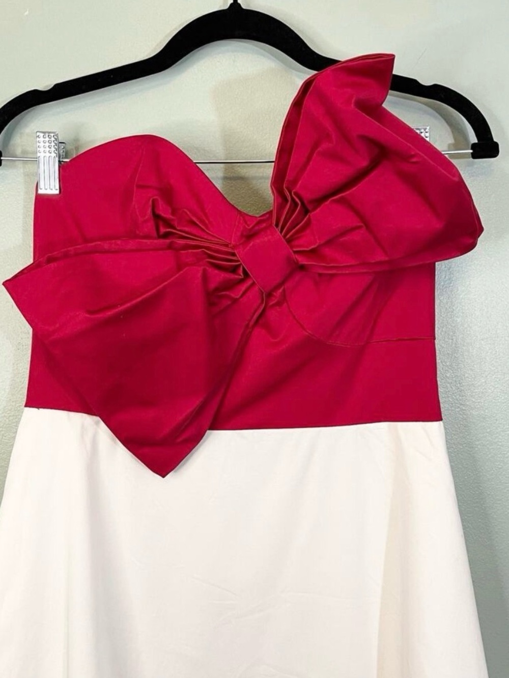 Anthropologie Hutch Bow Maxi Dress Size 8 Strapless Romantic Evening Party NWT - Picture 2 of 3